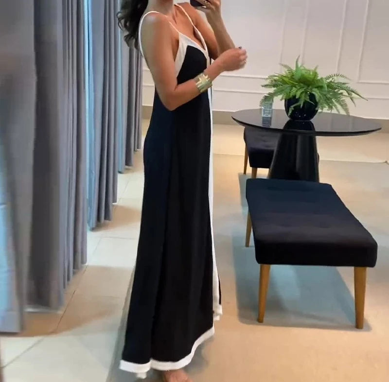 Women's Dress 2024 Summer Women's Clothing Fashion Elegant V-neck Casual
