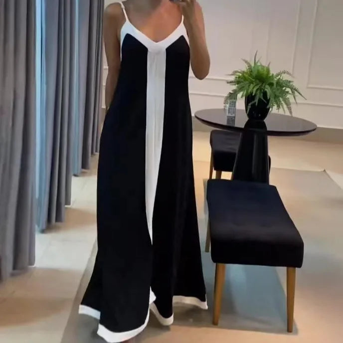 Women's Dress 2024 Summer Women's Clothing Fashion Elegant V-neck Casual
