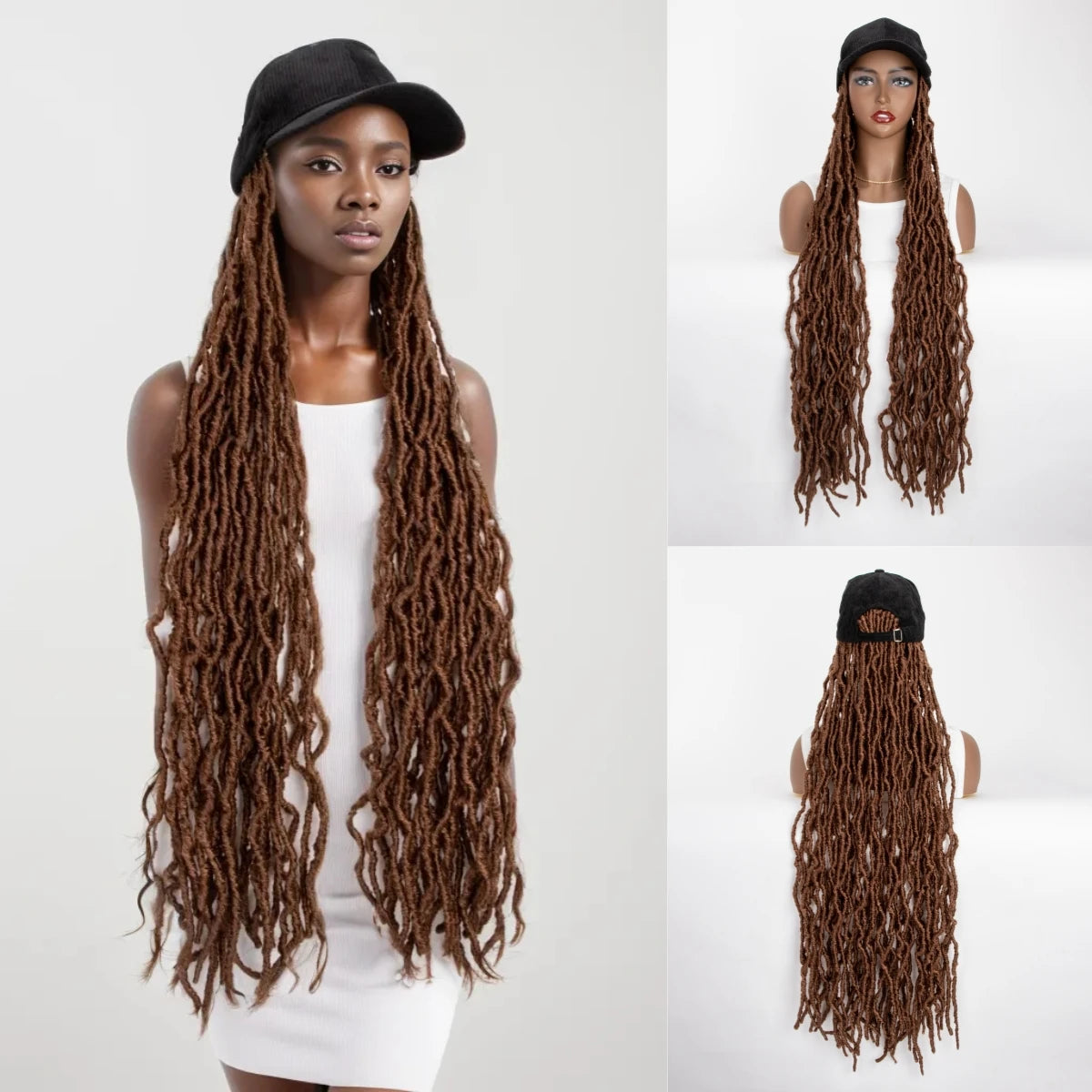 WIGERA Synthetic Honey Blond Extra Long Soft Nu Faux Locs Lady