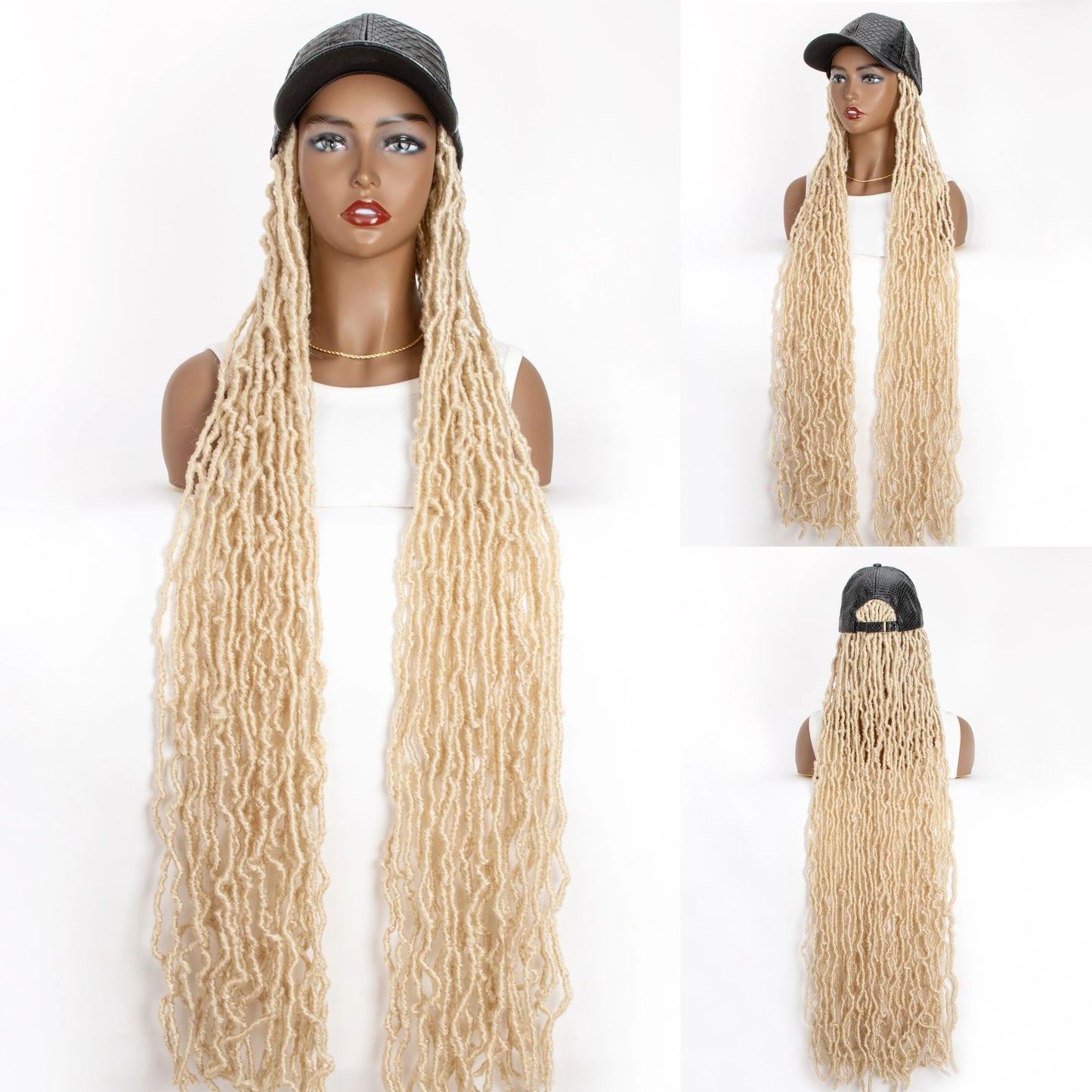 WIGERA Synthetic Honey Blond Extra Long Soft Nu Faux Locs Lady