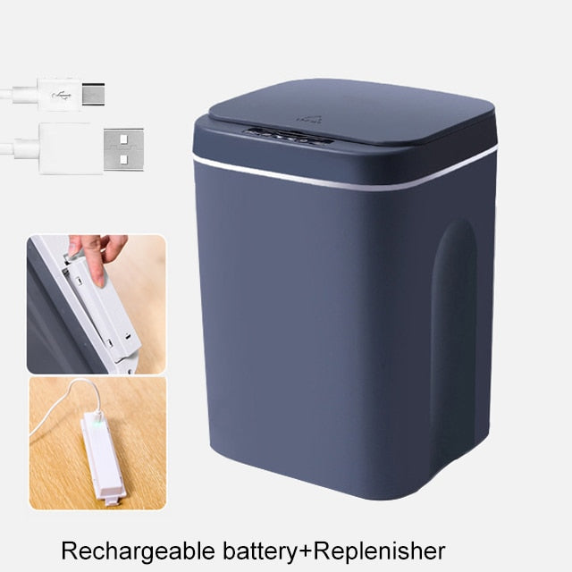 16 L Intelligent Trash Can Automatic Sensor