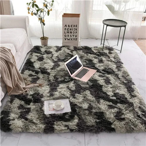 Fluffy Soft Kids Room Carpet Anti-Skid Large Fuzzy Shag Fur Area Rugs Modern Indoor Home Living Room Carpet Children Bedroom Rug