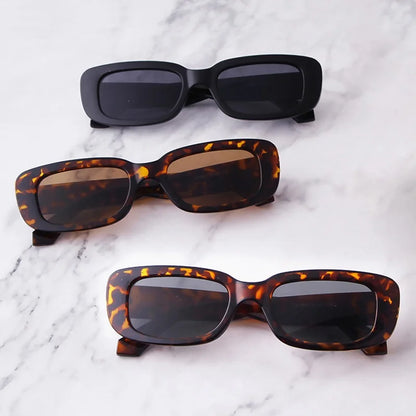 2024 Retro Rectangle Sunglasses Men