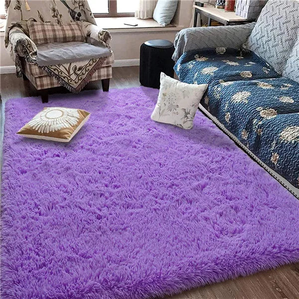 Fluffy Soft Kids Room Carpet Anti-Skid Large Fuzzy Shag Fur Area Rugs Modern Indoor Home Living Room Carpet Children Bedroom Rug