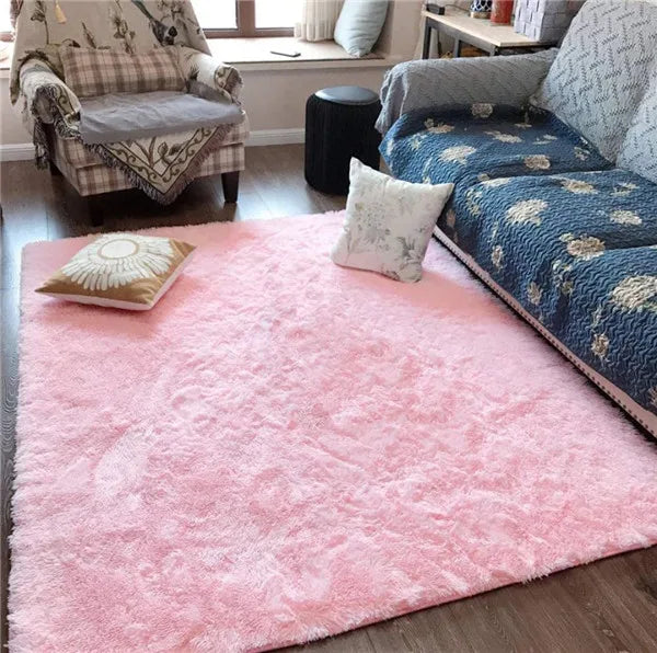 Fluffy Soft Kids Room Carpet Anti-Skid Large Fuzzy Shag Fur Area Rugs Modern Indoor Home Living Room Carpet Children Bedroom Rug