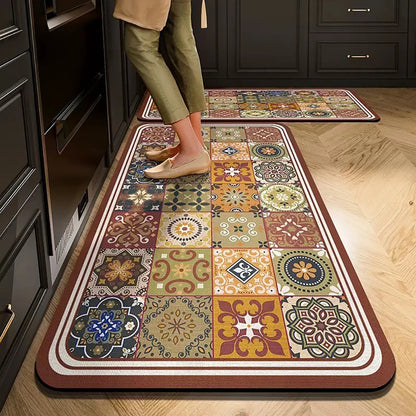 Home Non-slip Kitchen Mat Long Rugs