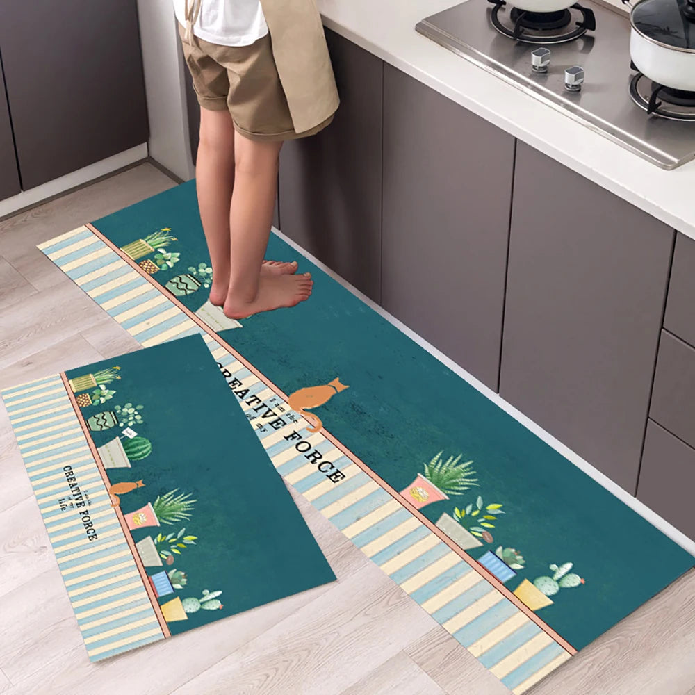 Home Non-slip Kitchen Mat Long Rugs