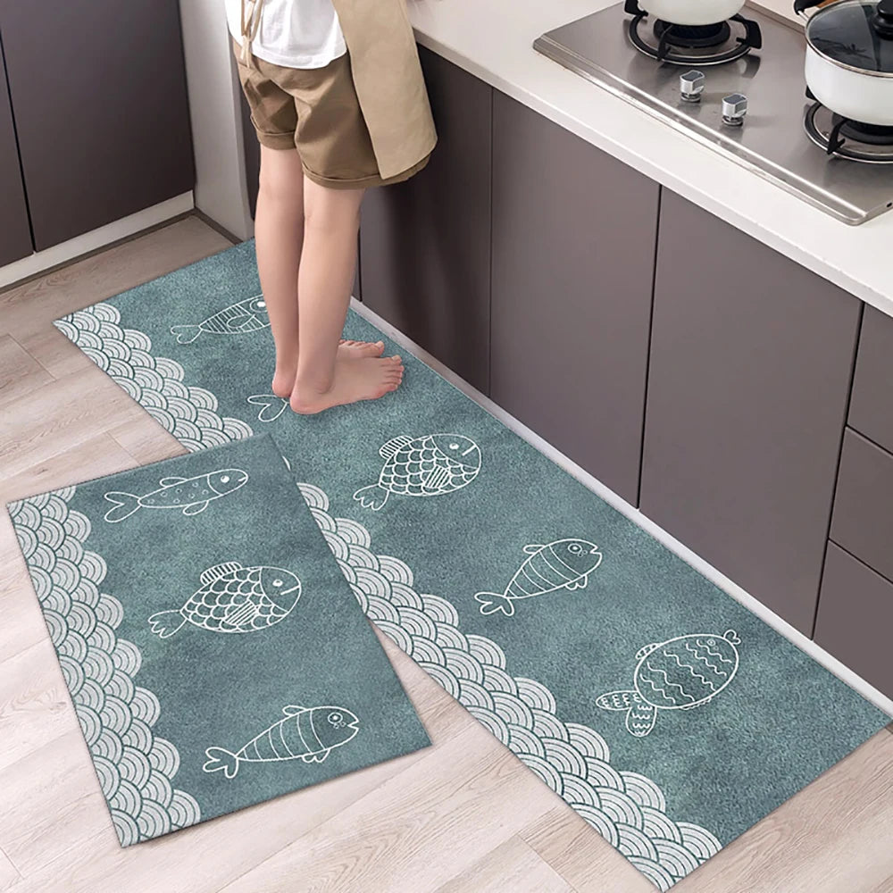 Home Non-slip Kitchen Mat Long Rugs