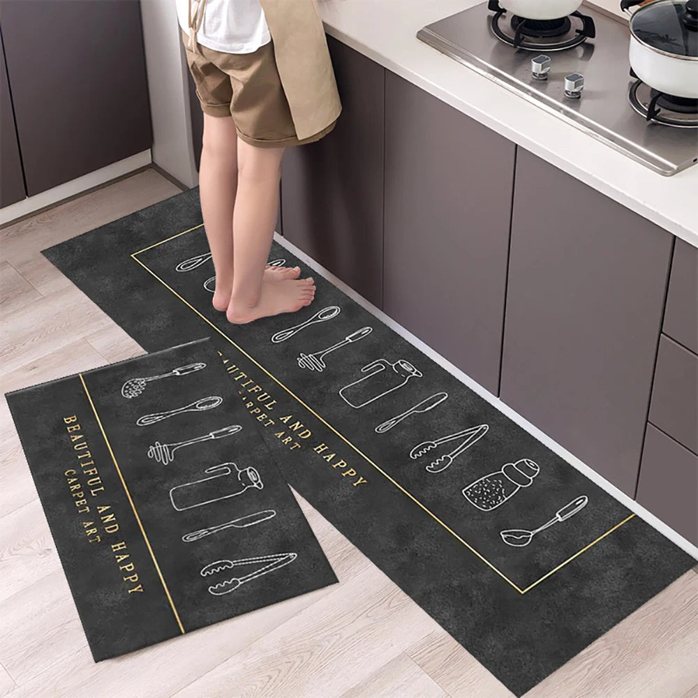 Home Non-slip Kitchen Mat Long Rugs