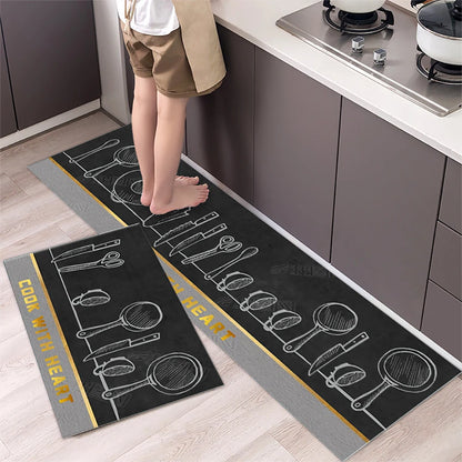 Home Non-slip Kitchen Mat Long Rugs