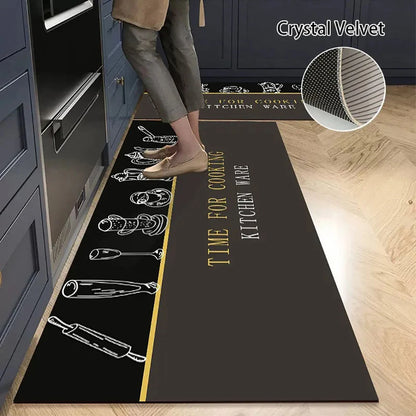 Home Non-slip Kitchen Mat Long Rugs