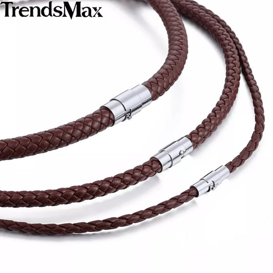 Men and Women  Man-made Leather Necklace Choker