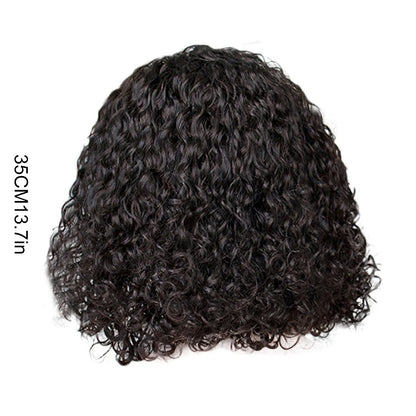Wig Women'S  Curly Shaggy Face Fixing False Head Cover  Fashion Wig Brief Paragraph Wig party supplies gift for guest