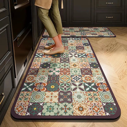 Home Non-slip Kitchen Mat Long Rugs