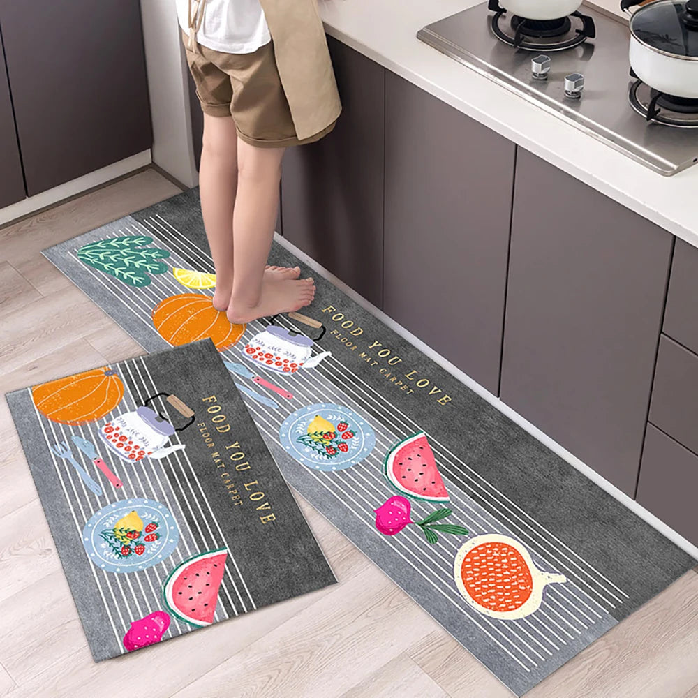 Home Non-slip Kitchen Mat Long Rugs