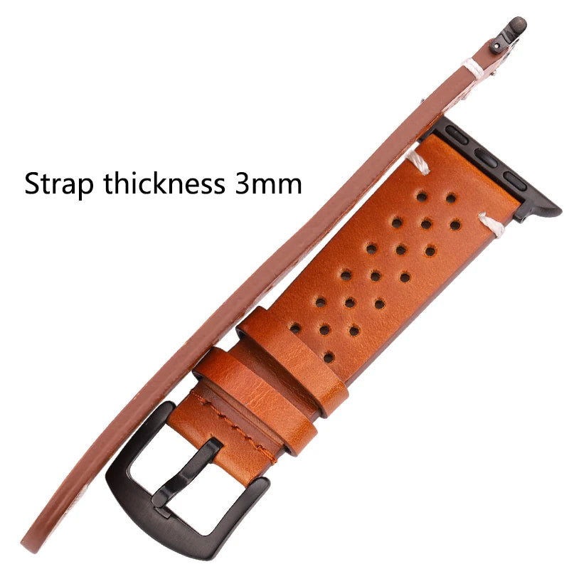 Lady Genuine Leather Strap For Apple Watch Band