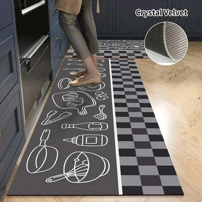 Home Non-slip Kitchen Mat Long Rugs