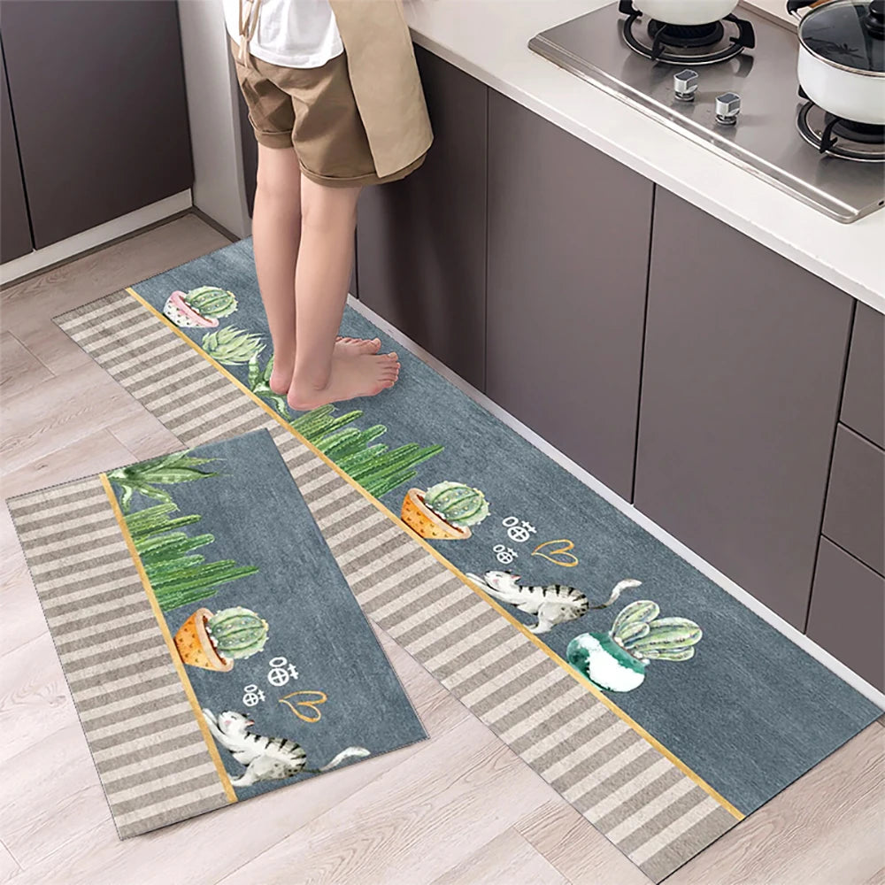 Home Non-slip Kitchen Mat Long Rugs