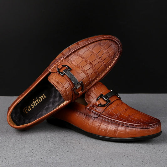 Men Loafers Real Leather Shoes