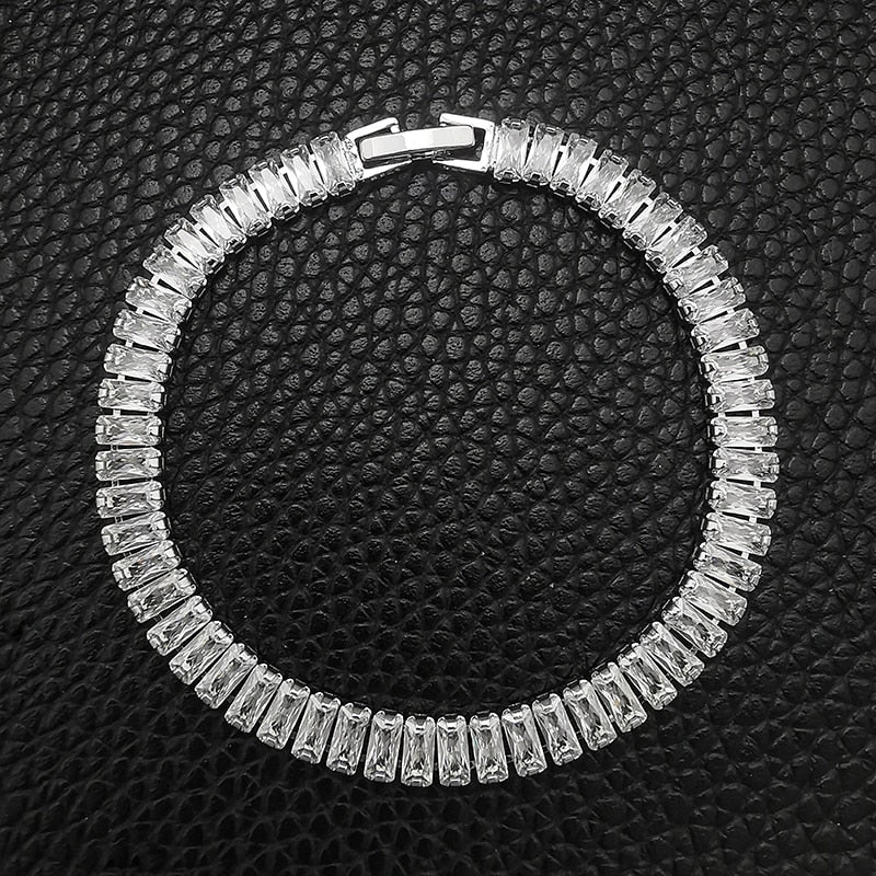 2022 New Luxury Princess Cut 18cm  Bracelet women