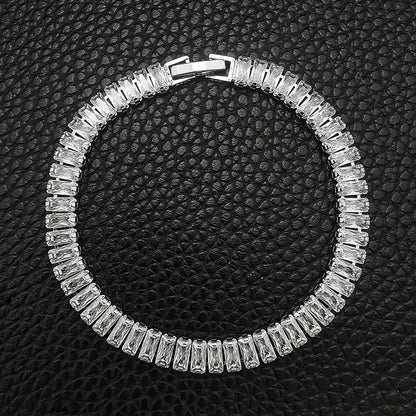 2022 New Luxury Princess Cut 18cm  Bracelet women