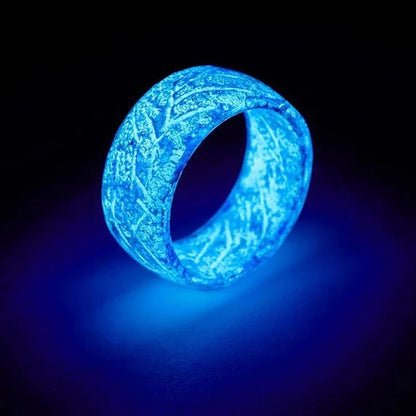 Luminous Glow Ring Glowing In The Dark Stainless Steel Fashion