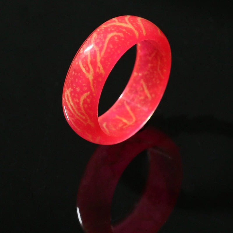 Luminous Glow Ring Glowing In The Dark Stainless Steel Fashion