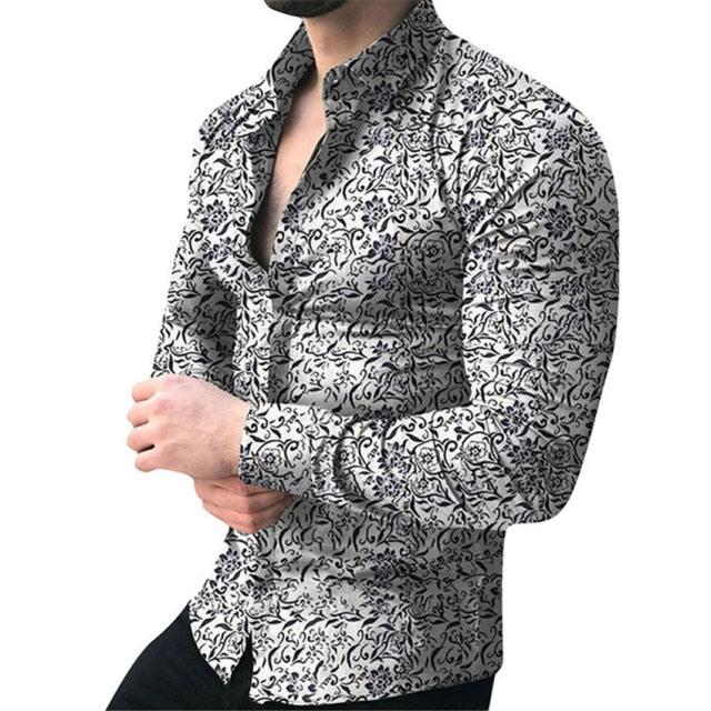 New Trendy African Men Clothes Male Long Sleeve