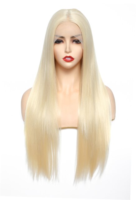 Yaki Straight Synthetic Lace Front Wigs For Women